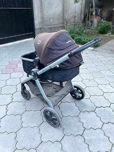 Детский мир: Коляска, цвет - Черный, Б/у — 4
