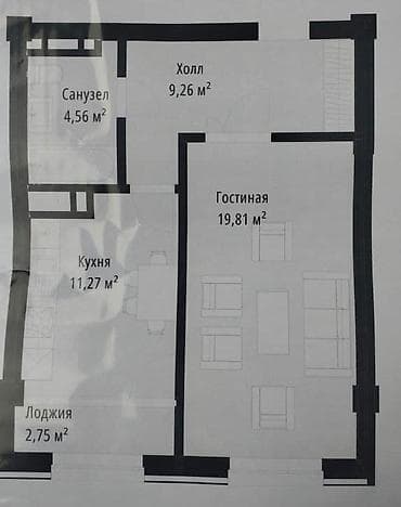 all group: 2 комнаты, 50 м², Элитка, 5 этаж, Готовая ПСО (под самоотделку) — 2