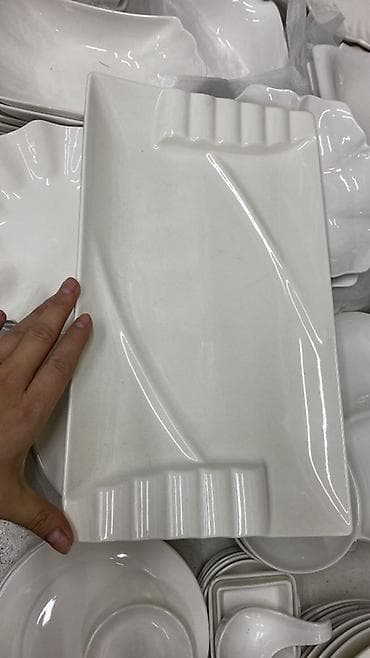 Белая сервировочная посуда из фарфора/керамики - Большой выбор форм и — 4