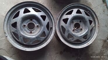 колёса на 14: Железные Диски R 14 Пара, отверстий - 4, Б/у — 1