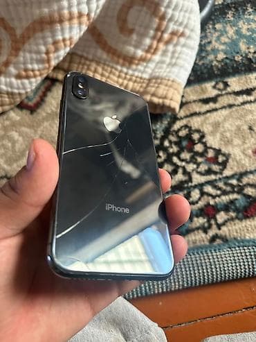 iphone xг: IPhone X, Б/у, 256 ГБ, Space Gray, Чехол, Зарядное устройство, 75 % — 1