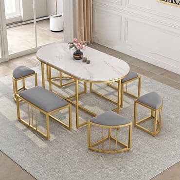 Обеденный стол стулья на заказ и в наличии at lalafo.kg Обеденный стол стулья на заказ и в наличии