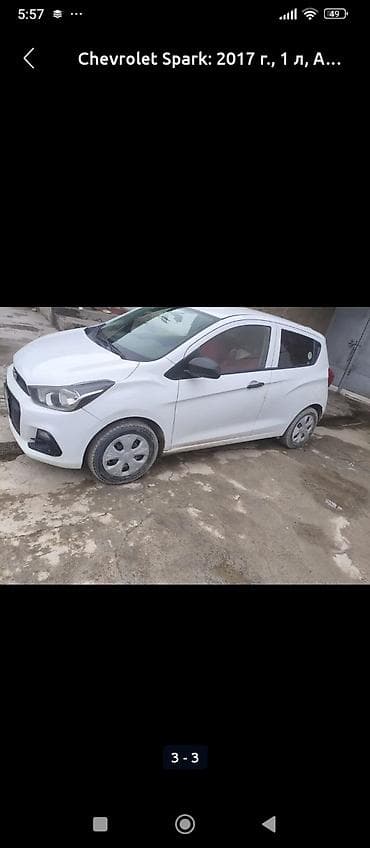 mini kooper: Chevrolet Spark: 2018 г., 1 л, Автомат, Бензин, Хэтчбэк — 1