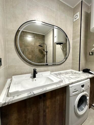 квартира на ночь бишкек количество мест 4: 2 комнаты, Душевая кабина, Постельное белье, Кондиционер — 4