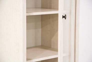 книжный шкаф для дома: Шкаф витрина 2Д (Magellan 1V1D1S), коллекции Магеллан, Сосна Винтаж — 6