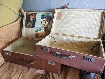 дорожные сумки бишкек: Чемодан, Б/у, Большой (более 70 л), Без колес — 2