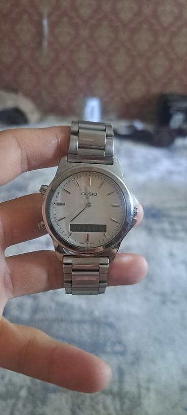 Классические часы часы, Casio, Япония, Секундомер, Мужские