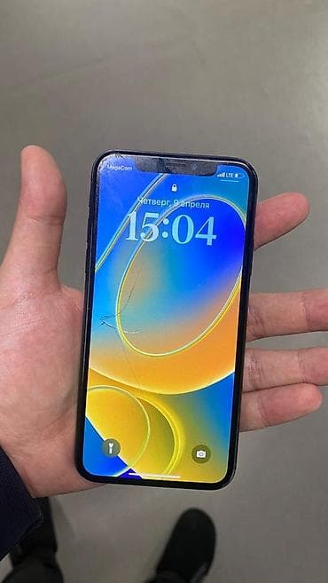 бу iphone x: IPhone X, Б/у, 64 ГБ, Черный, Кабель, 71 % — 1