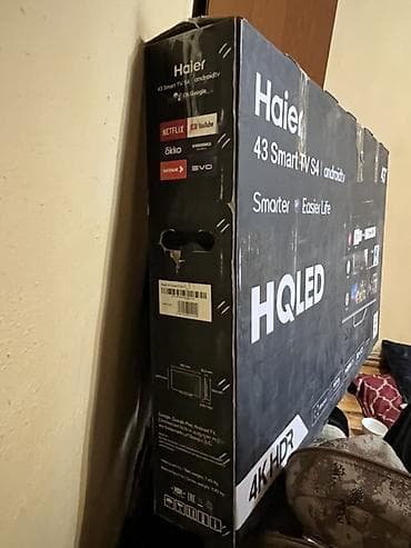 телевизор haier: Телевизор Haier, диагональ около 43". Тонкие рамки, устойчивая — 5