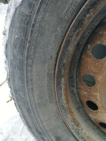 купить диски r16 4x114.3: Колеса в сборе 205 / 60 / R 15, Зима, Б/у, 1 шт, Легковые, Железные, отверстий - 5 — 2