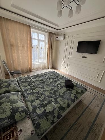 сдаю 2к квартиру: 1 комната, Люкс, элитка, Джал мкр (в т.ч. Верхний, Нижний, Средний), Душевая кабина, Постельное белье, Кондиционер — 1