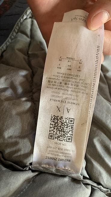 Жилет Armani Exchange (A|X) (оригинал S) - Модель: стёганый — 4