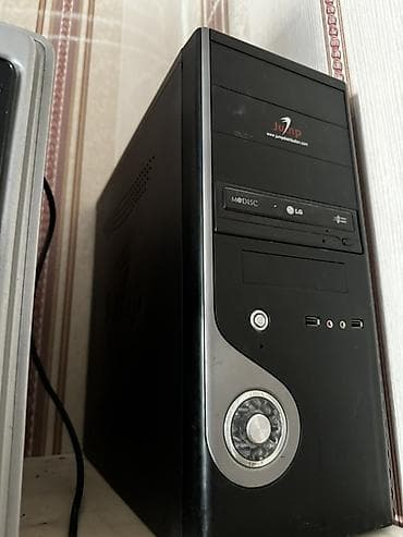 cd disk: Корпус ПК, Б/у, Jump, ATX, цвет - Черный — 1