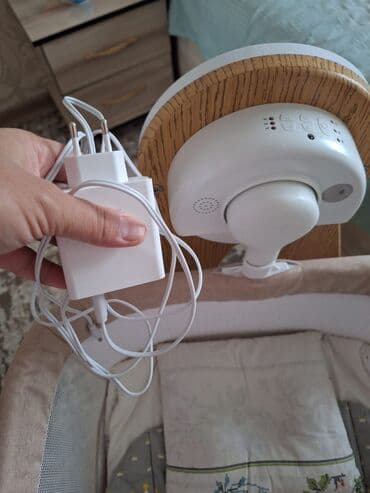 Детская мебель: Детская приставная кроватка, Новый, С колесиками, цвет - Бежевый — 3