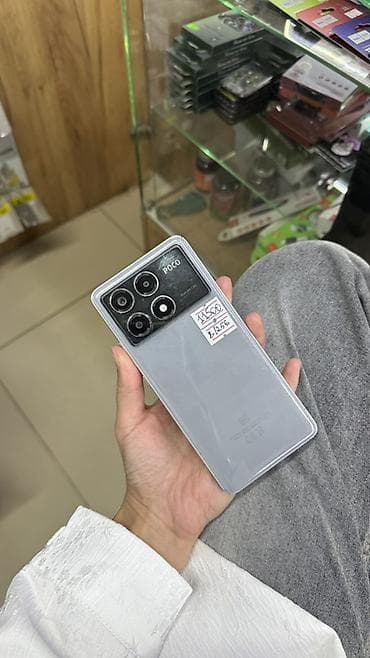 чехол google pixel: Poco X6 Pro, Б/у, 256 ГБ, цвет - Серый, 2 SIM — 1