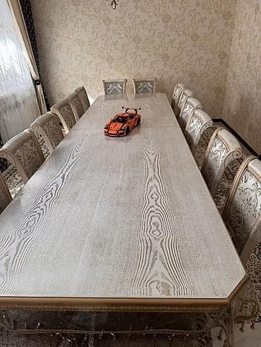 стол с креслами: Стол и стул для зала, цвет - Бежевый — 3