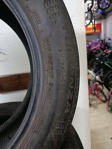 kia ray: Шины 225 / 55 / R 17, Лето, Б/у, Комплект, Легковые, Япония, Bridgestone — 5
