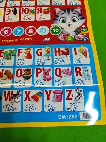 карта мира: Плакат игрушка музыкальная развивающая⭐ Комплектация товара: плакат 3 — 4