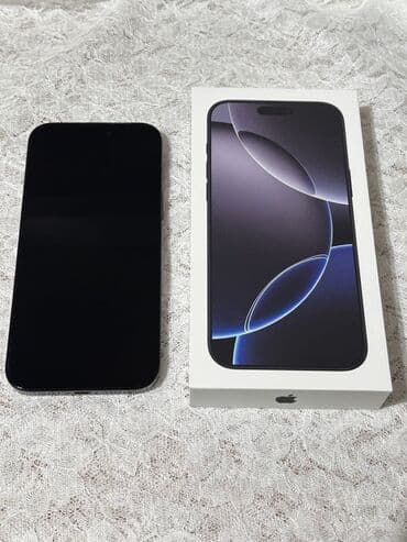 чехлы для аирподс 2: IPhone 16 Pro Max, 512 ГБ, Black Titanium, Защитное стекло, Чехол, Коробка, 99 % — 2