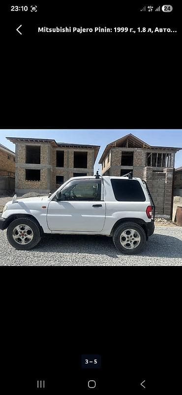 Mitsubishi Pajero Pinin: 1999 г., 1.8 л, Автомат, Бензин, Внедорожник at lalafo.kg Mitsubishi Pajero Pinin: 1999 г., 1.8 л, Автомат, Бензин, Внедорожник