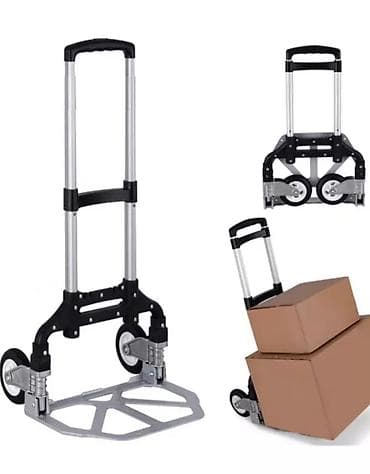 тележка: Садово-строительная тачка и тележка, Алюминиевый, Двухколесная, Новый, В розницу — 8