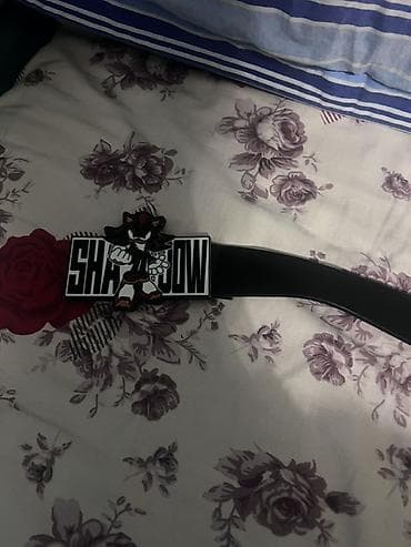 поясы: Ремень с пряжкой Shadow the Hedgehog - Тематика: Sonic the Hedgehog — — 1