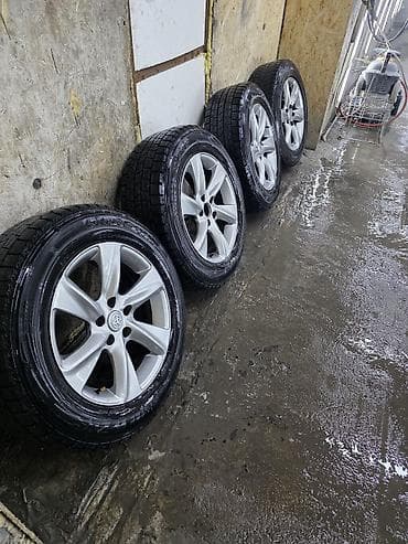 Колеса в сборе 225 / 55 / R 17, Всесезонная, Комплект, Легковые, Литые, отверстий - 5 at lalafo.kg Колеса в сборе 225 / 55 / R 17, Всесезонная, Комплект, Легковые, Литые, отверстий - 5