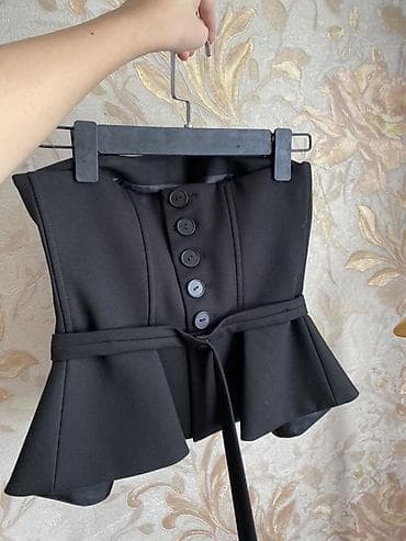 плотя: Черный корсет-топ с баской брала в bonnitto не носила ни разу ( — 2