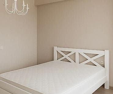 Үй жана бакча: Бир жарым керебет, Каркастын материалы: Жыгачтан жасалган, Колдонулган, узуну - 200 см, Туурасы: 120 см — 2