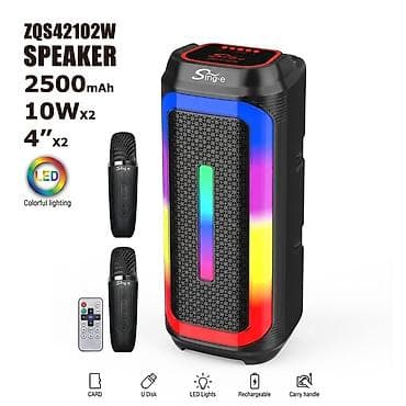 xiaomi redmi 8a: Портативная акустическая система Sing-e ZQS42102W - Мощность: 2×10 Вт — 1