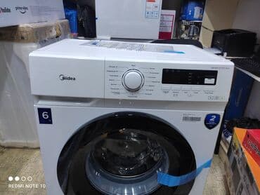 принтер: Стиральная машина Midea, Новый, Автомат, До 6 кг, Компактная — 2