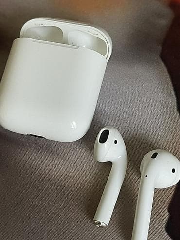 borofone bw15: Беспроводные вкладыши наушники, Apple, Airpods 2, Б/у — 2