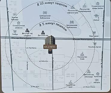 кввр: 1 комната, 55 м², Элитка, 13 этаж, Готовая ПСО (под самоотделку) — 3