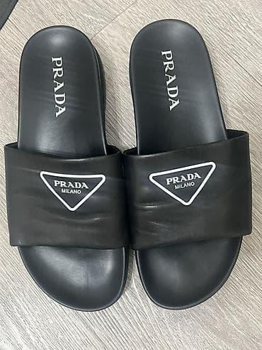 рубин бишкек: Мужские сандалии, 41, Prada, Новый, цвет - Черный — 2