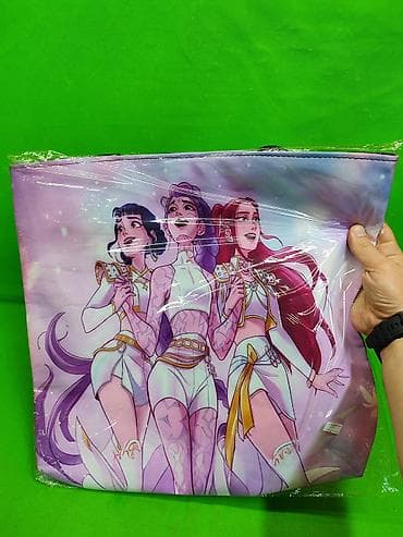 сумка вязаная: Сумка шоппер Кей-поп K-Pop на молнии в ассортименте👜 Комплектация — 7