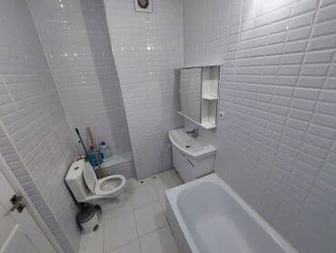 долгосрочная квартира кызыл аскер: 3 комнаты, Без подселения, С мебелью полностью — 5