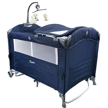 Манеж-кровать, Раскладной, Другой материал