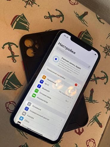life network system: IPhone 11, Б/у, 128 ГБ, Черный, Защитное стекло, Чехол, 100 % — 1
