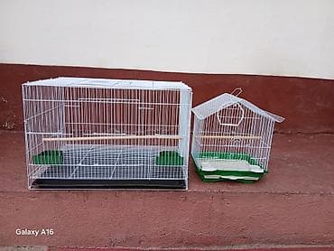 живые змеи: Клетки для птиц (набор из двух) абалы экоотен жаны - Материал — 1