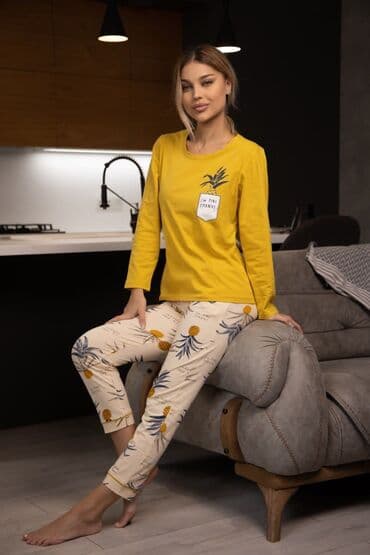 пижамы муслиновые: Женская пижама 100%хлопок Размер : л -3 хл (44-54) Цена:1100 сом ✅ — 16