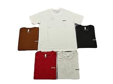 Мужская футболка, Все размеры, Dior, Новый, цвет - Белый, Самовывоз