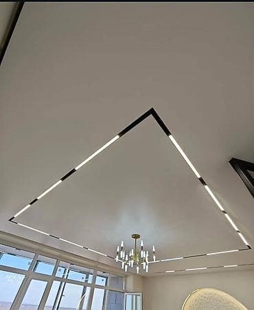 Натяжной потолок Глянцевое, Матовое, 3D потолки Гарантия, Монтаж, Демонтаж