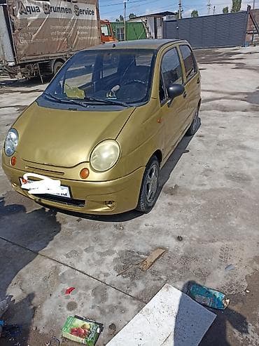 Унаа сатуу: Daewoo Matiz: 2003 г., 0.8 л, Кол менен иштөөчү, Бензин, Хетчбек — 2