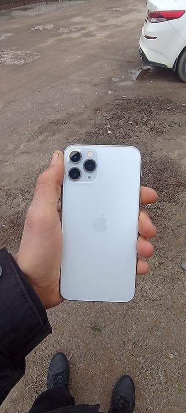 ipod touch 4: IPhone 11 Pro, 64 ГБ, Серебристый, Чехол, 100 % — 1