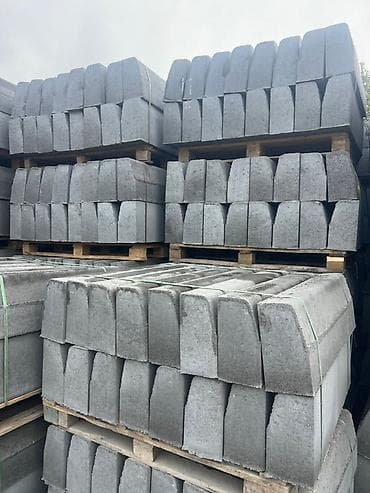 Бордюры: Дорожный бордюр, Прессованный, Бетонный, Новый — 2