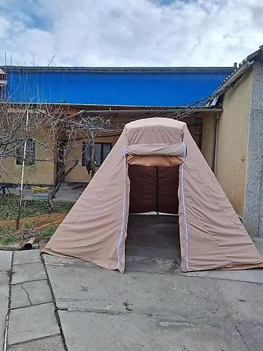 плащ палатка: Палатка каркасно-тентовая (военного/экспедиционного типа), большая — 6