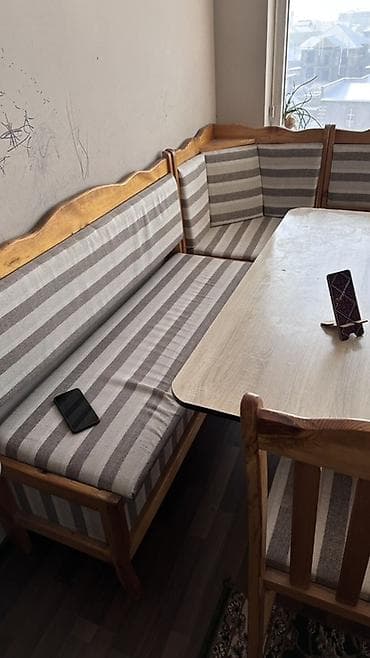 small table: Кухонный стол и стул, цвет - Серый — 6