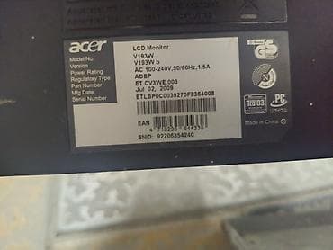 Мониторы: Монитор, Acer, Новый, LCD, 18" - 19" — 3