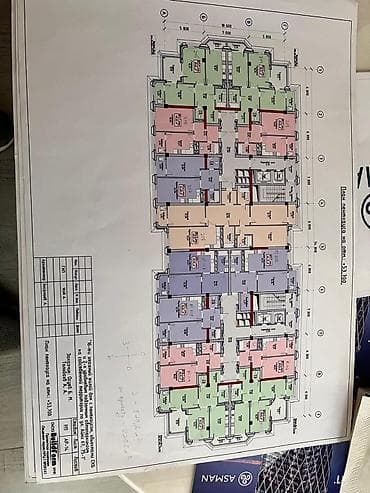 Батирлер: 1 бөлмө, 47 м², Жумушчу Шаарча Элитка, 2 кабат, ПСО (өз алдынча бүтүрүү) — 3
