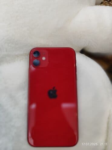 бу чехол: IPhone 11, Колдонулган, 64 ГБ, Кызыл, 72 % — 5